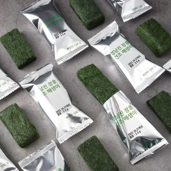 정남진장흥 동결건조매생이 10블럭/ 22년 수확 햇매생이, 2.5g, 10블럭
