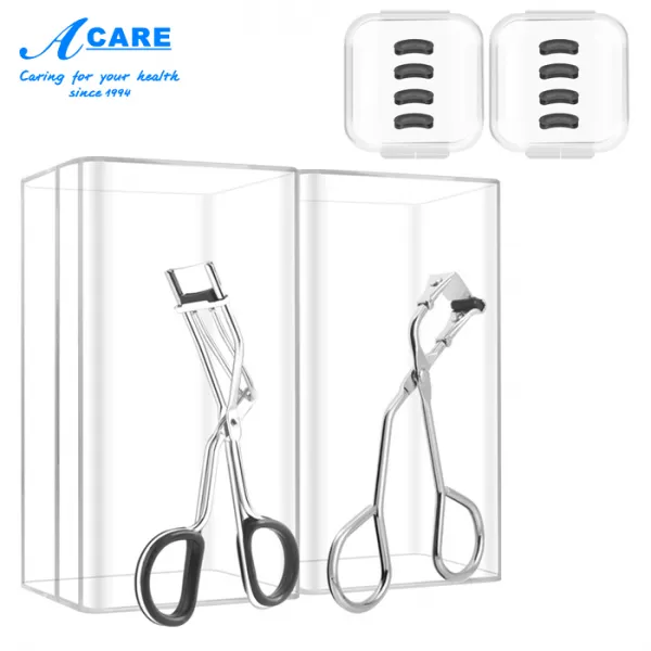 뷰러 ACARE 광각 부분속눈썹 겹 래쉬폰 리필 풀 볼륨이다 치켜들다 지구 정형 논슬립 미끄럼방지 손잡이 소형, 실버 눈꼬리 _실버 국부