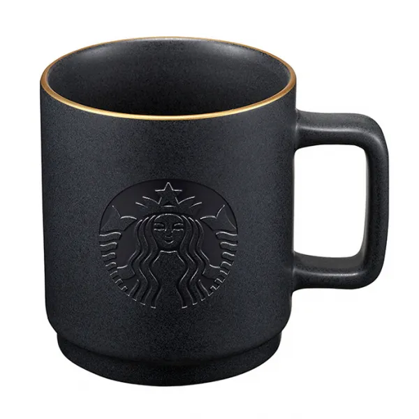 스타벅스 블랙앤골드 머그잔 473ml 머그컵 포장 선물