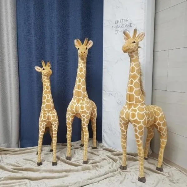 대형기린인형 1.4m 1.2m 1m 3종류 인테리어 소품 대형인형 병원 매장 거실
