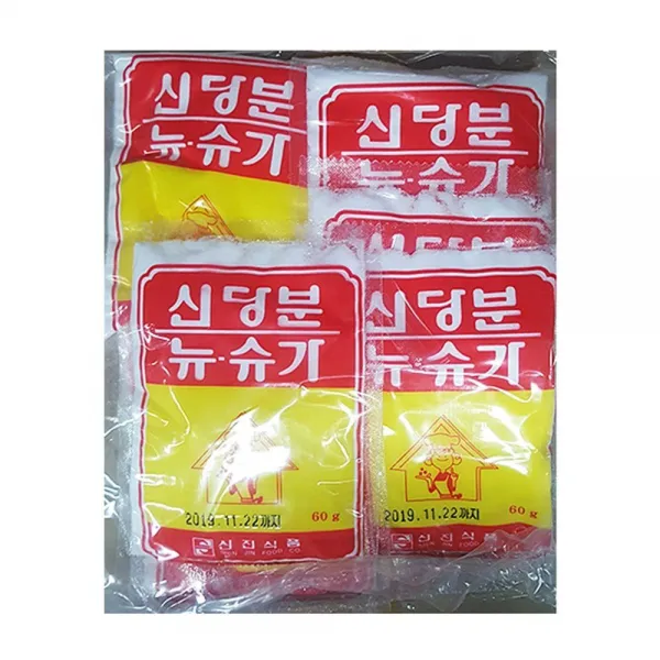 뉴슈가 신당분 신진 60g X10개 가루 분말 식당용 업소 - (신당분/신진/뉴슈가/가루/분말/식자재/식자제), 본상품선택