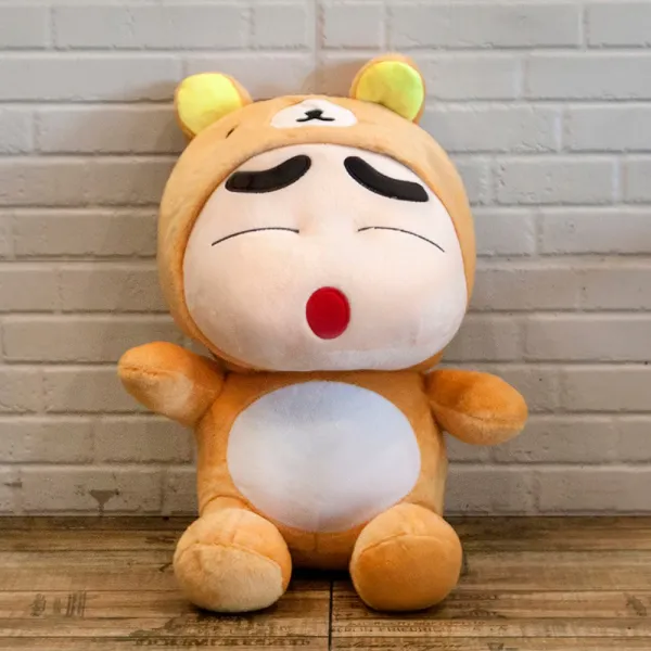 토토로 옷 입은 짱구 인형 미니언즈 판다 35 45 60 80 100 CM 캐릭터 쿠션, 갈색곰이 꾸벅꾸벅 졸다. + 60센티cm