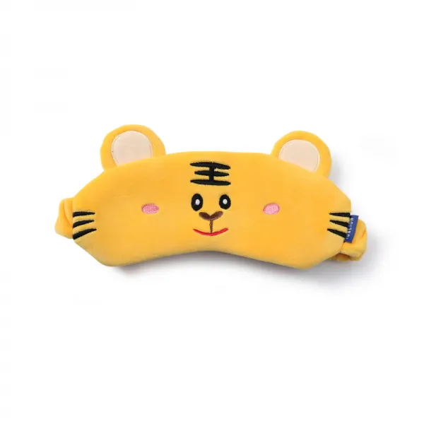 메모리폼베개(S)애니메이션 u형베게 메모리코튼 목쿠션 커플용품 귀여운 목 경추배개 여행, T04-안대/담황색 소뇌호