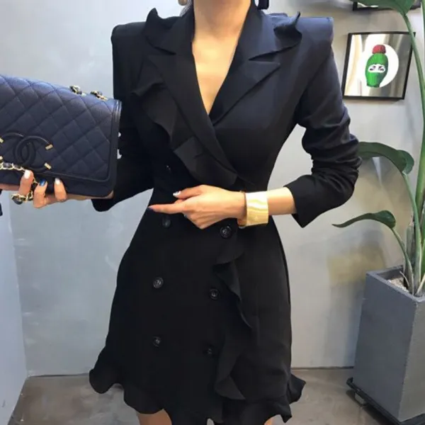 모리아 가을 여성 긴팔 루즈핏 원피스 AAI