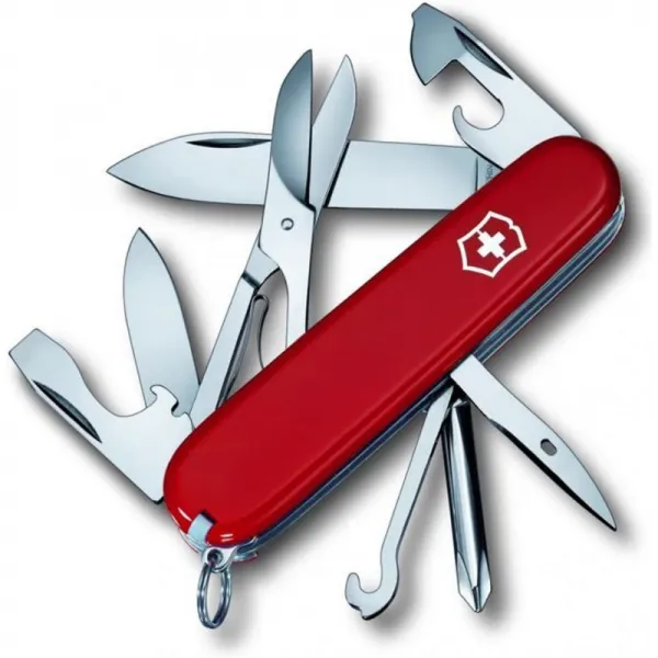 Victorinox 1.4703 V14703 슈퍼 땜장이 장교의 나이프 레드