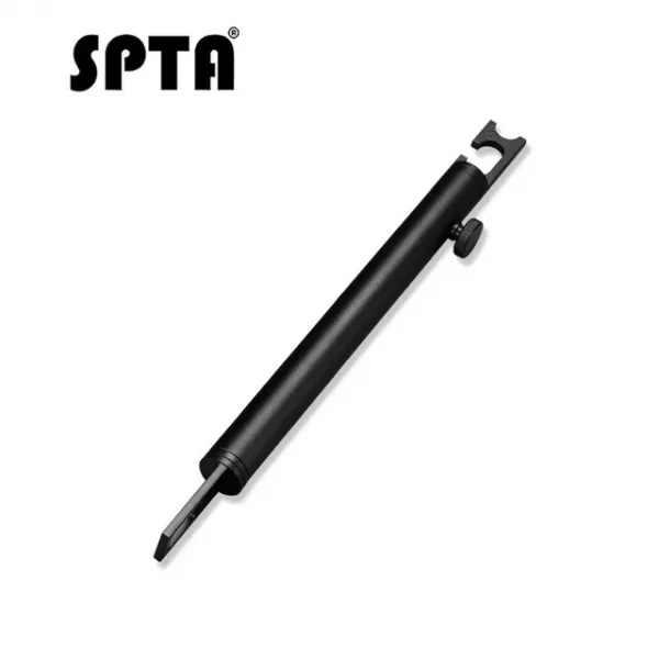 차 닦는 철회 가능한 알루미늄 지원 막대기 차량 문 담합 폴란드 조정 가능한 지원 막대기 자동차를위한 SP, 02 1pc Black