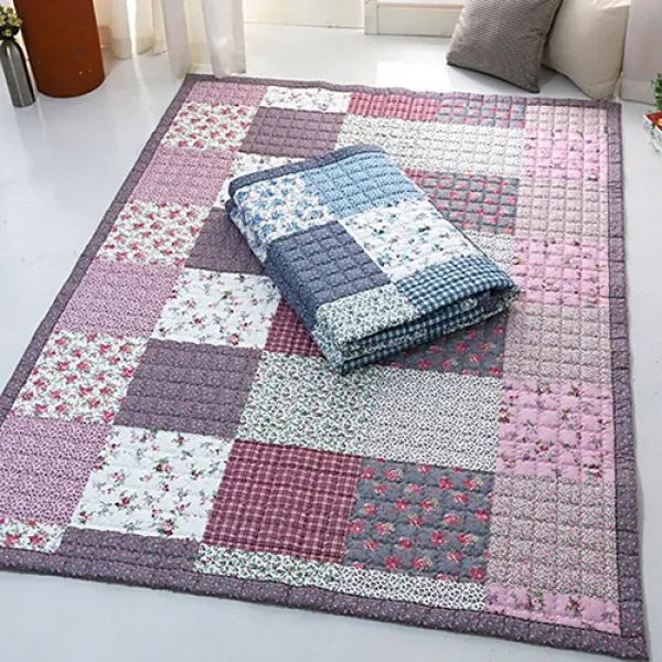 라라패취 30수 광목면100% 침대패드 겸 카페트, 특대/퀸/슈퍼싱글