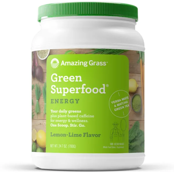 어메이징그라스 그린 슈퍼푸드 알칼라이징 And 에너자이징 플랜트 베이스드 뉴트리션 Lemon Lime 100회