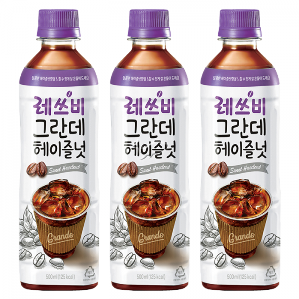 레쓰비 그란데 헤이즐넛 500ml, 48개