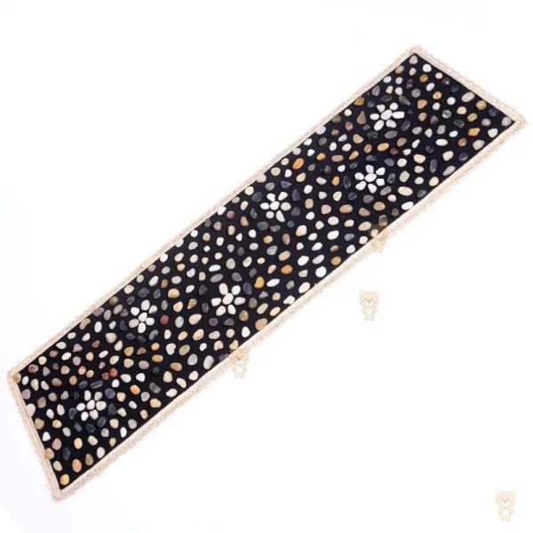 발지압 발바닥 맛사지패드 내마모 어르신 노인 발판 건강 매트 선물 걷기 자갈 기본 T06 한걸음한걸음 생화 중간밀도 40*150cm 