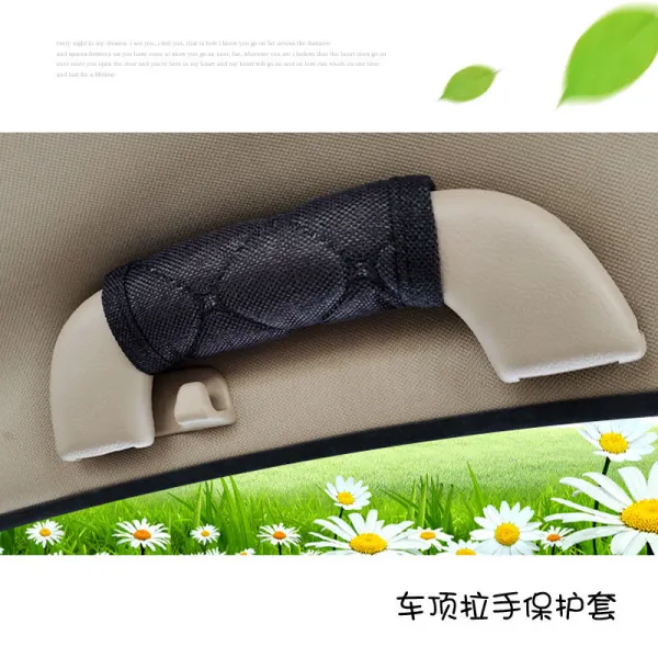 Bmw 3계 인사이드 자동차 스타일리시 차내 보호케이스 사계절 통용 남성 여성 차문 안 린넨 블랙 차의꼭대기 장갑을 끌다 3