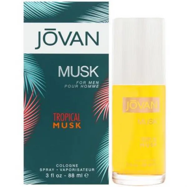 Jovan Tropical Musk Cologne Spray 3.0 oz