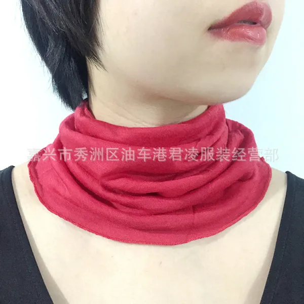 캐시미어머플러 가을겨울용 100양모 목도리 여자풀오버 캐시미어 보온 목보호 모조카라 넥워머 레이스스카프 쁘띠스카프