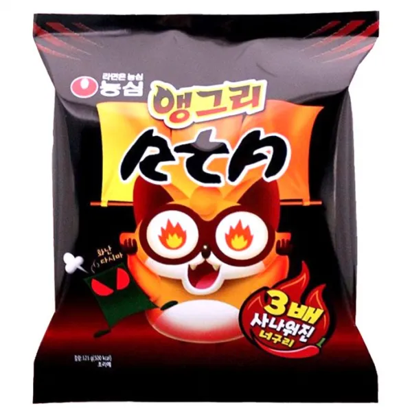 농심 앵그리 너구리 121gx40봉지, 40개