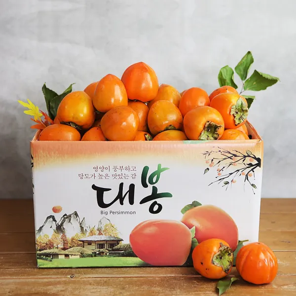 [오늘출발] 장보남 22년 햇 대봉감[10kg 대용량] 곶감, 홍시 /우체국택배, 1박스, 대봉감 중소과 5kg(26-30과)
