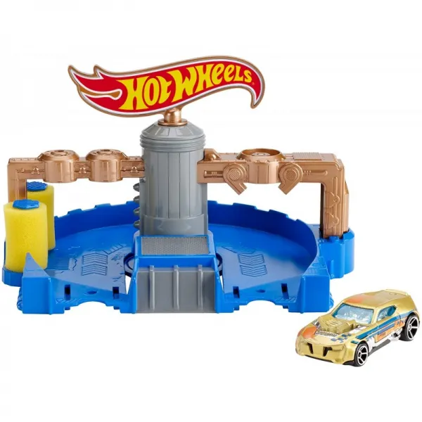 핫 휠 클린 라이드 세차장 Playset, 단일옵션