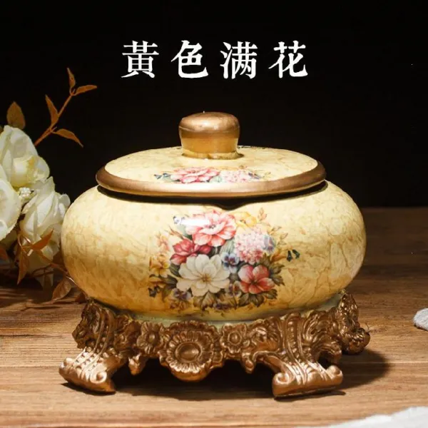 용용이상점 장식 독창적 실내 심플 현대 클래식 유러피안 리빙테이블 면 회소 티테이블, 엘로우 만화 풀
