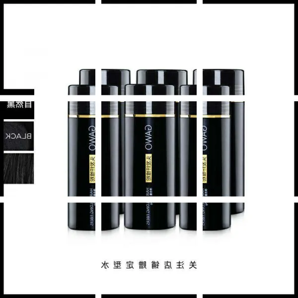 재다 많아지다 섬유 정수리 적다 가발 밀발함 가르마 충전 신기 증발, 1, 내추럴 블랙 6보틀 구매하면 4 2