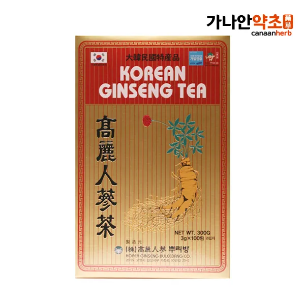 고려인삼뿌리방 고려 인삼차, 3g, 100개