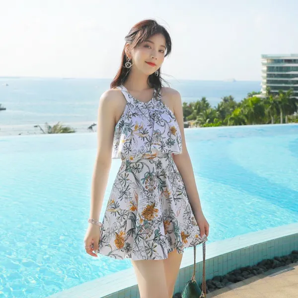 무생채 호텔 온천 실내 수영복 여위어 보이는 보수수영복 온천욕복 섹시
