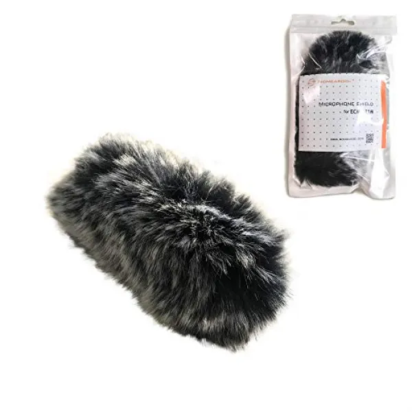 NOMEAROD 노메아로드 [오리지널 마이크 쉴드 for ECM-GZ1M] 방풍 마이크 커버 Sony 핸디캠 건 줌 마이크 ECM-GZ1M에 딱 사이즈 야외에서의 바람 소리가 신경이 쓰이는 분 부속의 스폰지 커버로 아쉬움을 느끼고 있는 분 운동회에도.