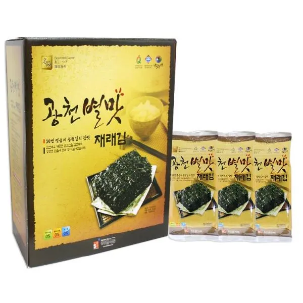 광천별맛 재래식탁김 1box 15gx12봉지 /Jfe 42231 김 파래김 도시락김 식탁김 김자만 단일상품