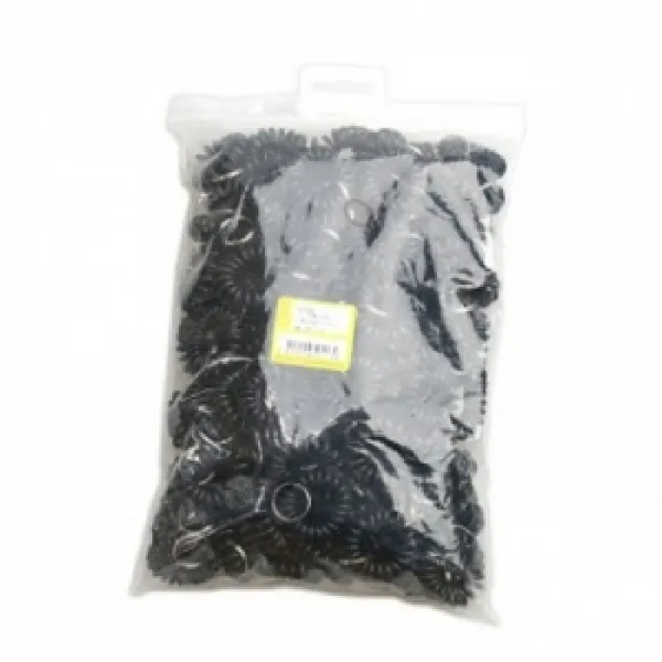 NHPMART◎스프링줄(검정) 100개입 K0045) 키링 스프링줄 열쇠고리 KEY 열쇠걸이 9838+늪마트◎+늪마트◎, ◐본상품선택◑, ◐본상품선택◑