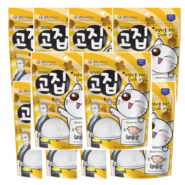 고집 치킨맛 60g*10개 고양이간식, 1개