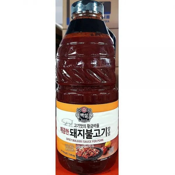 린다씨컴퍼니 식재료 백설 돼지불고기양념 2.45Kg X6 불고기 갈비양념, 1