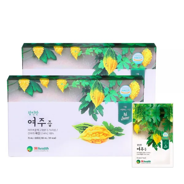 하이헬스 참진한 여주즙 100%, 70ml, 60개입