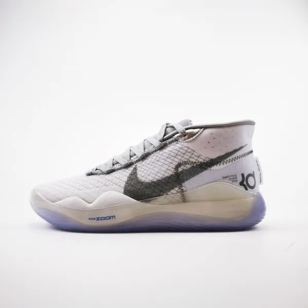 나이키 NIKE ZOOM KD12 EP 숨겨진 난기류 운동화 스니커즈 화이트 그레이