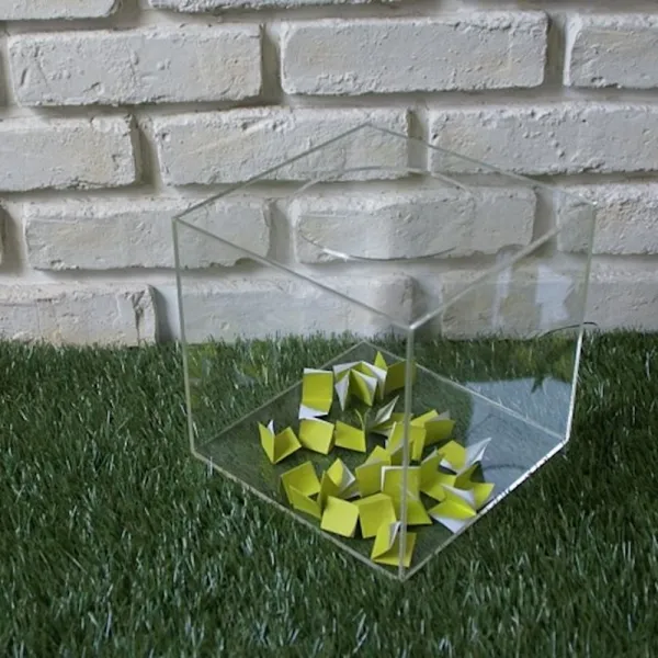 응모함 소형 명함박스 투표함 전시함 모금함 아크릴 유리 투명 홍보 생활소품 인테리어