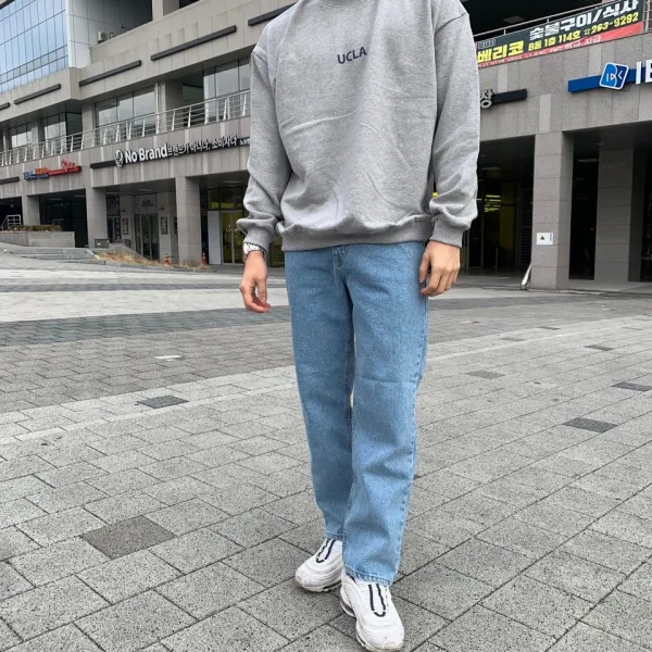 이크니 노멀 일자핏 워싱진, 연청
