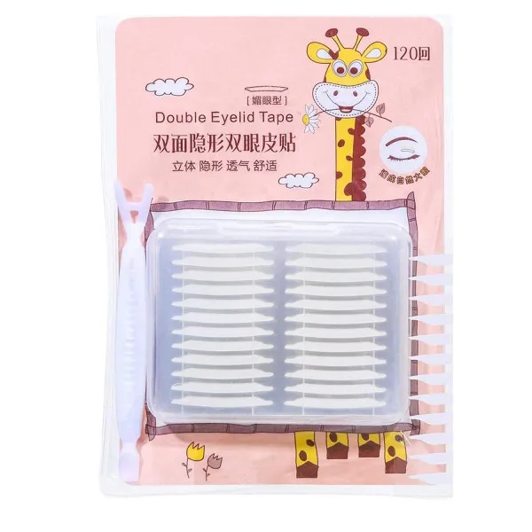 Ultra Slim Invisible Fiber 양면 끈적 끈적한 쌍꺼풀 테이프 스티커 수술없이 즉각적인 눈꺼풀 리프트 후드 칙칙함 울퉁