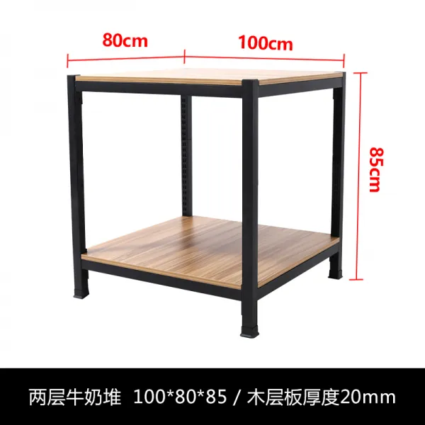 마트 산적 두목 판촉 밀크 식용오일 강목 삼층 궤 땅 쌓다, 가로세로 1008085cm 두겹