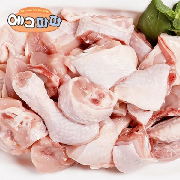 에그파파 안얼린 국내산 신선 냉장 닭한마리 닭도리 절단육 1kg, 1팩