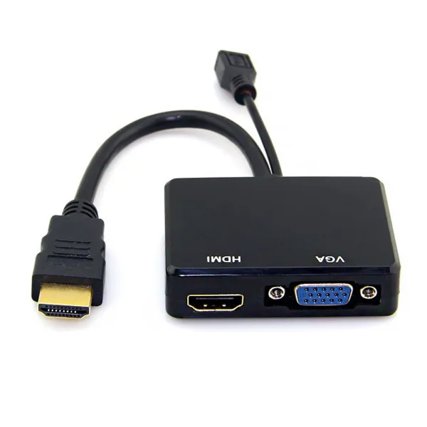 CY진양 HDMI이적 VGAHDMI 다방면의 화면 현시 약간 2 밴드오디오 고화질 분배기, HDMI 이적 VGA _HDMI 0.5m 및 이하