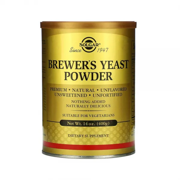 솔가 맥주 효모 가루 분말 파우더 솔땡 Solgar Brewers Yeast Powder 티아민 고약사 리보플라빈 400g 비타민b 셀레늄