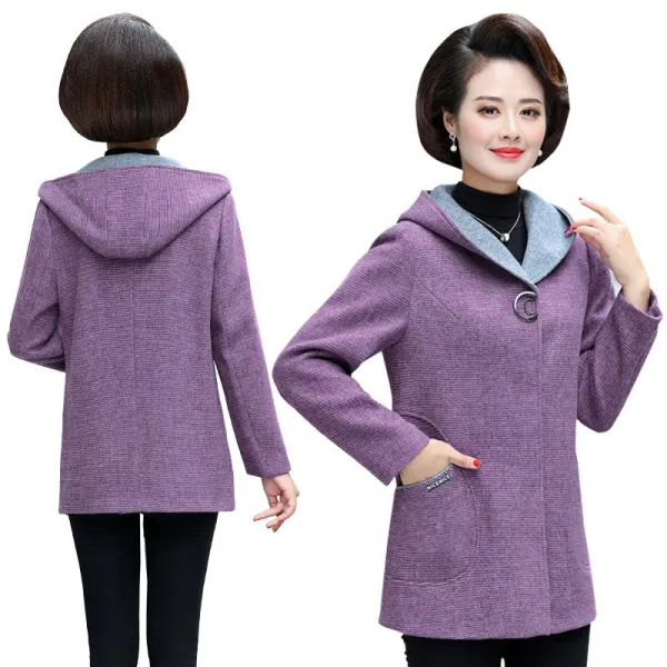 겨울용 중년 여성 모직 코트09 MQG09 602182477648_Uo0a