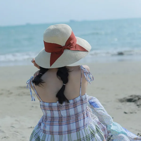 시맥인터내셔널 소프트 폴딩 낙숫물 왕골모자 캐쥬얼 여행 레쉬 큰챙 썬바이져 썬캡