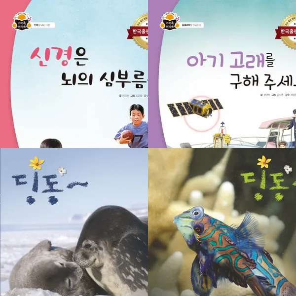 출판사연합 예비 초등 과학 추천서 세트 (전4권) - 통통 튀는 창의력 인재육성