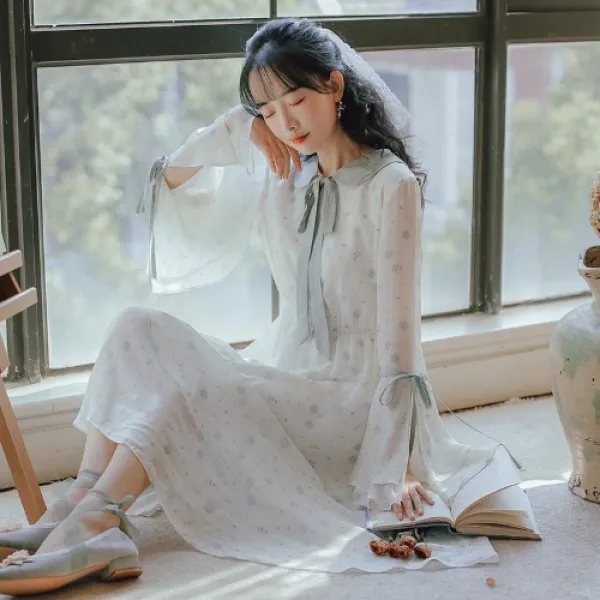 다모아바 트렌드 봄계절 단아한 나팔소매 스트랩 x2개