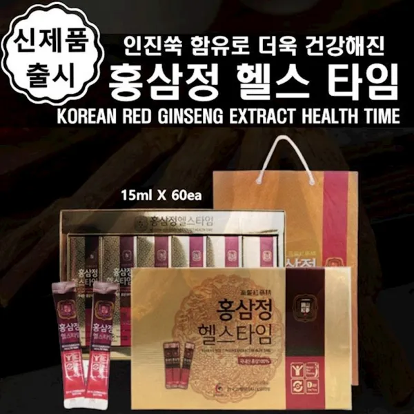 홍삼정 헬스타임 60포 1box 한국고려공사 정품 에브리 스틱 종류 금산 정관장 종근당어린이, 1개