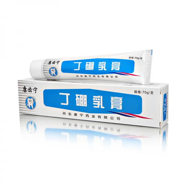 캉치닝딩붕소고약 치아탈민유고 치약치약구강궤양 지혈 완화 치아민감완화 구강내 잡티붕소고약 70g, 단일상품