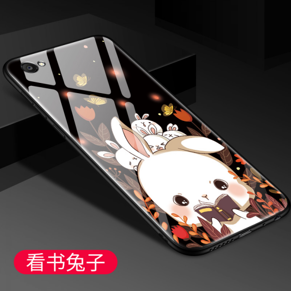 oppor9splus 핸드 케이스 r9splus 유리 poopr 개성 남여 opop 차단 레버 실리콘 풀 백