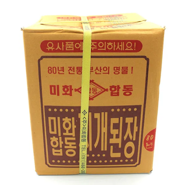 미화합동 찌개된장 14kg 무료배송 1개 대용량 업소용 말통, 1box