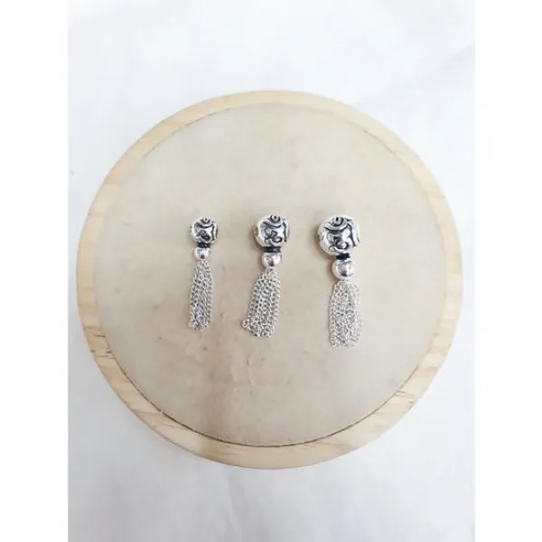 925SILVER 옴자단주 모주 옴자체인단주 염주팔찌재료