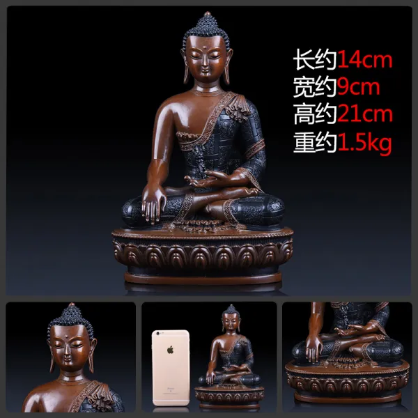 성 범순 구리 여래불 닮다 엔틱 동방 아귀불 밀종 불교 불당 용품, 밀교 움직이지 않다 여래 （하이 대략