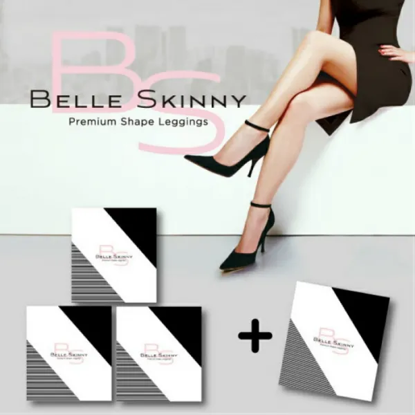 [3벌 세트+1장 덤]BELLESKINNY벨 스키니 착압 레깅스 검정 다리 살 빠지는 하반신 다이어트 쫄바지 슬림, 1