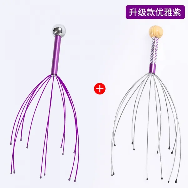 바하마스드림즈 안마기 멀티 대만 항공 두부 빗 두기 골이 다섯 손가락이다 마사지 조과오조 업그레이드 로맨스 보라색